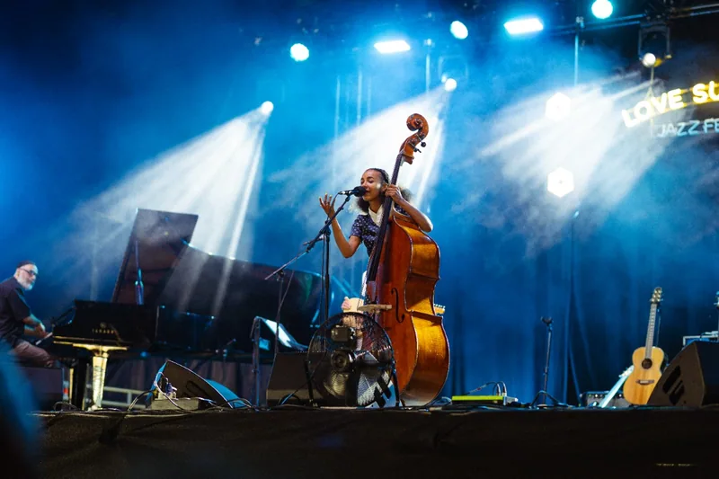 Esperanza Spalding at Love Supreme